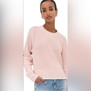 Anthropologie Pistola Soft Pink Crew Neck Sweater